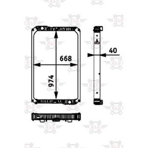 SU RADYATÖRÜ 974X668X42 1840 4140